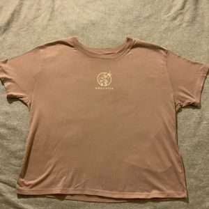 Hollister cropped tee. Size small.